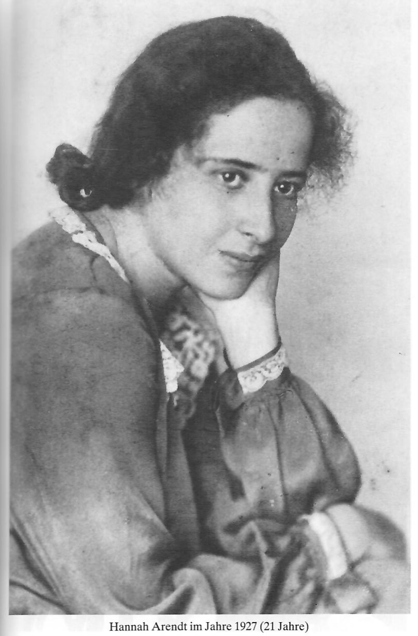 Foto Hannah Arendt mit 21